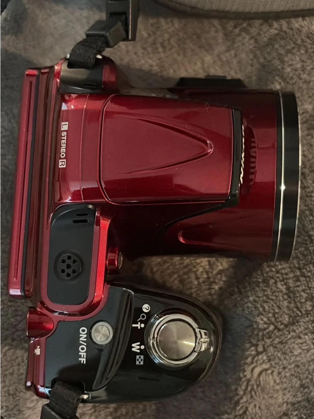 Nikon Red Compact Bridge Camera with 34x Optical Zoom